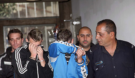 صور من اعتقال المشتبهين بالاعتداء على الشاب حسن أصرف